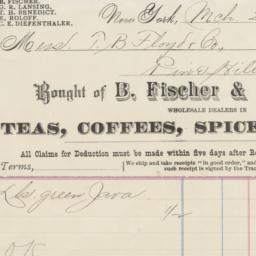 B. Fischer & Co. Bill o...