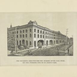 The building erected for th...