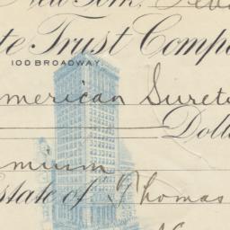 American Surety Company. Bi...
