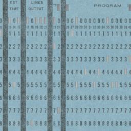 Computer cards. Card 4