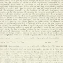Administrative Record: 1913...